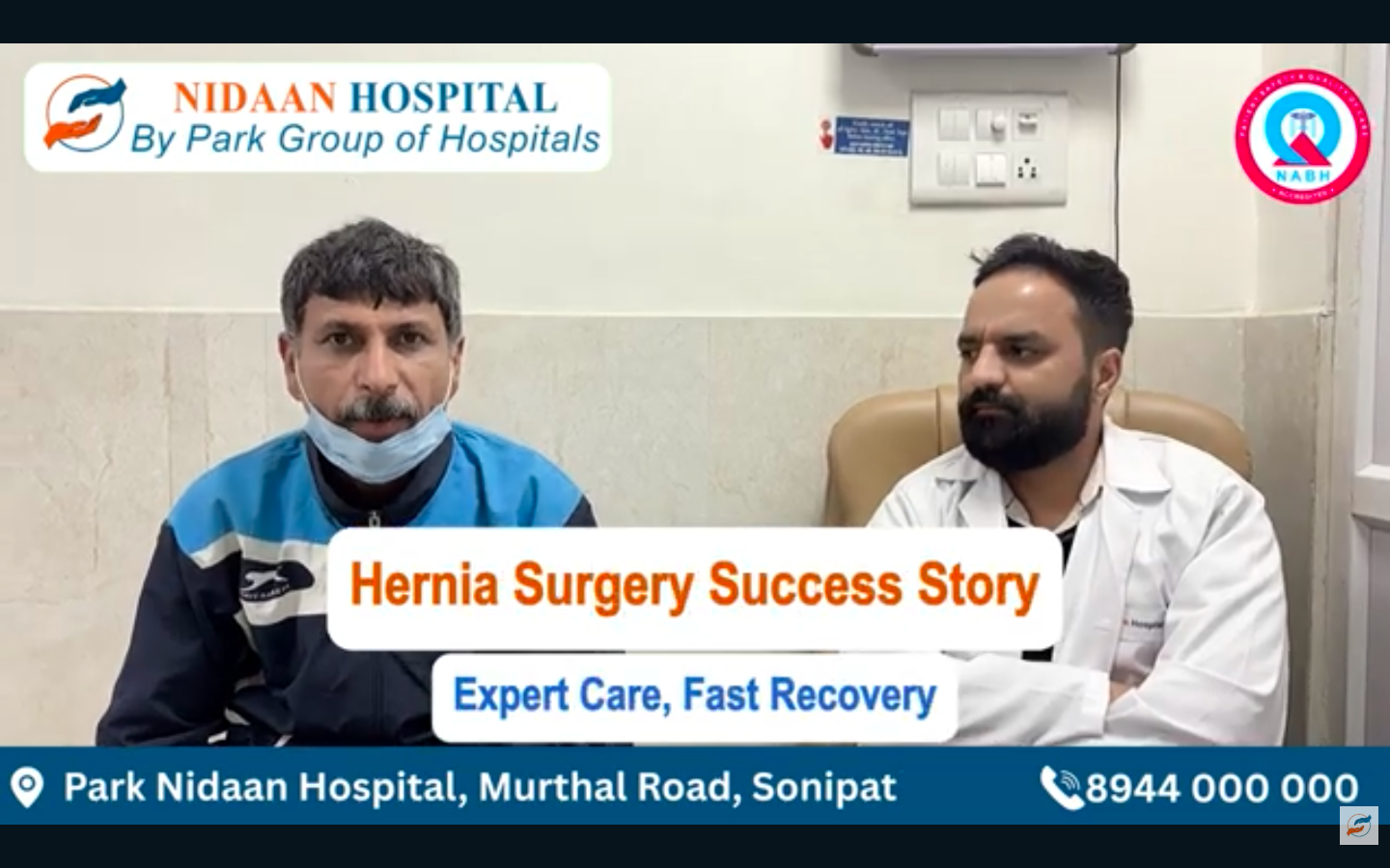 Successful Hernia Surgery, Smooth Recovery